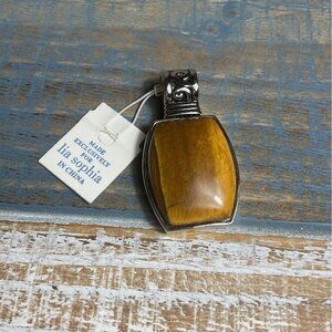 Lisa Sophia Silver & Tiger Eye Pendant Jewelry